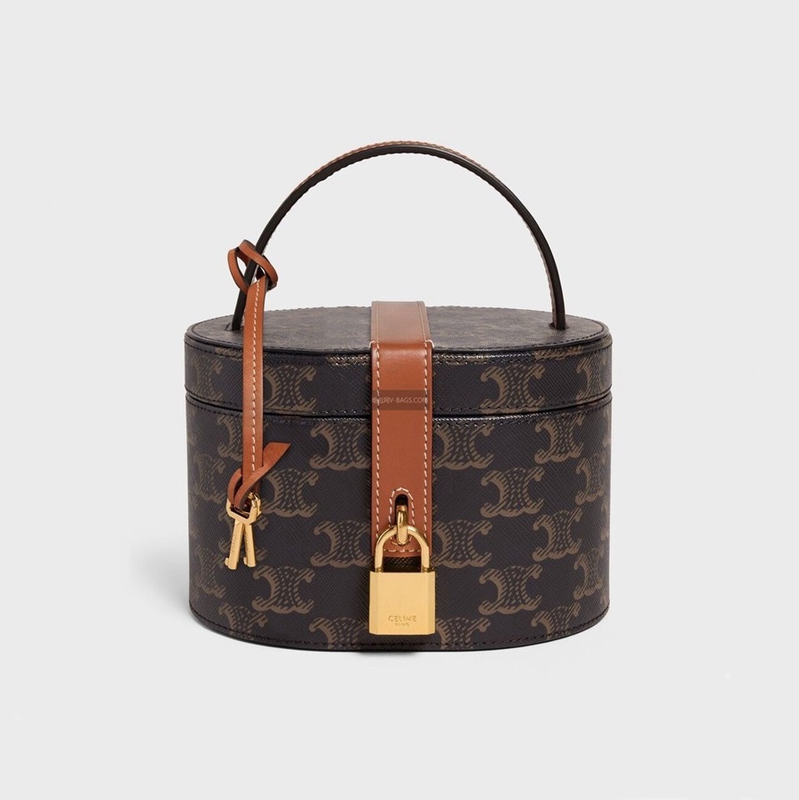 セリーヌレディースブラックボックスバッグl0472