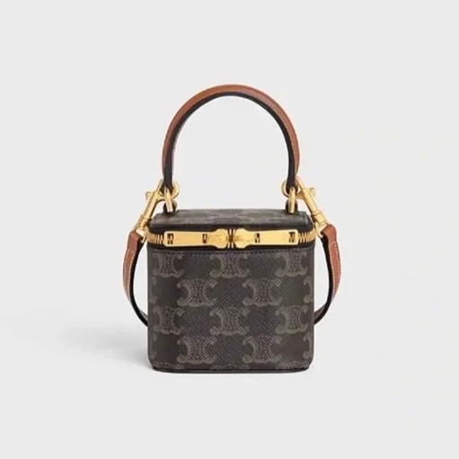 セリーヌレディーストリオンフブラックボックスバッグl0473