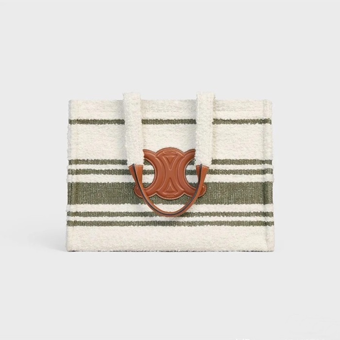 セリーヌレディーストランペットグリーンショルダーバッグl0479