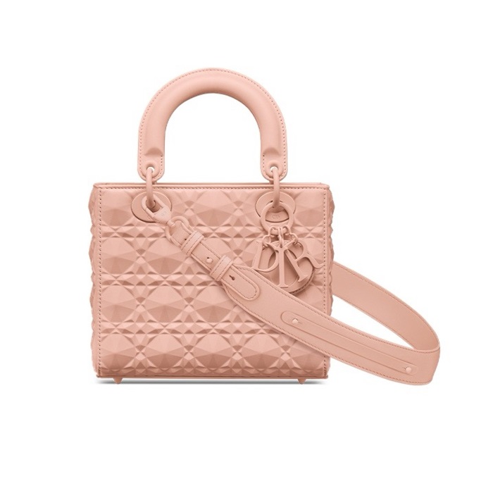 ディオールレディースベージュダイヤモンドレディバッグo02110