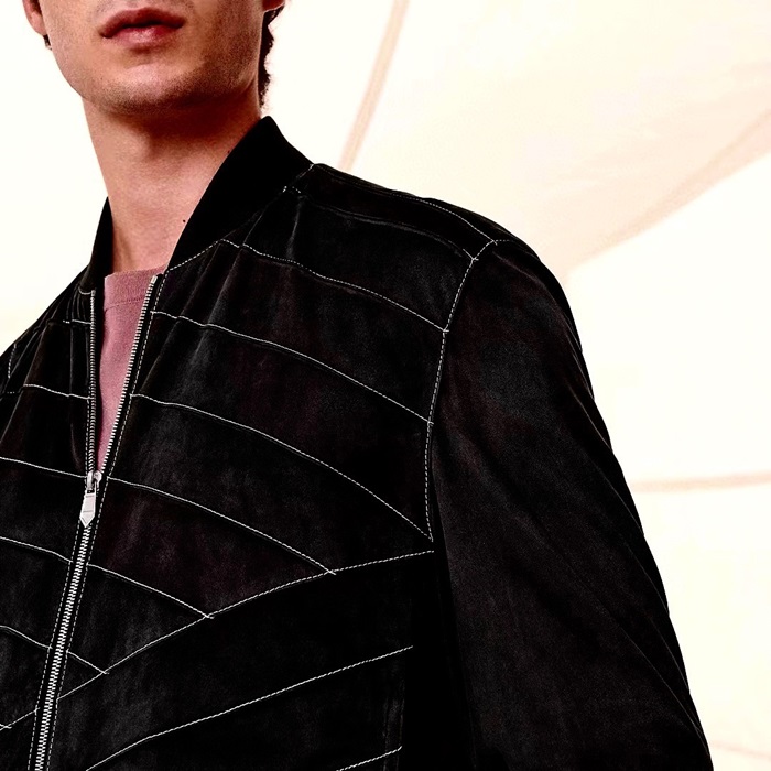 エルメスメンズカジュアルブラックジャケットr0894