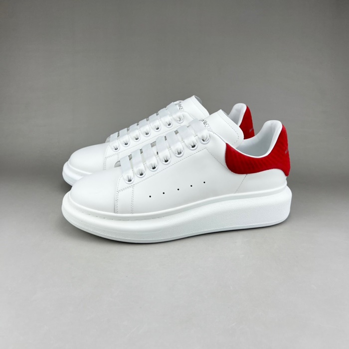 アレクサンダーマックイーンユニセックスレッドタブスニーカーx0191