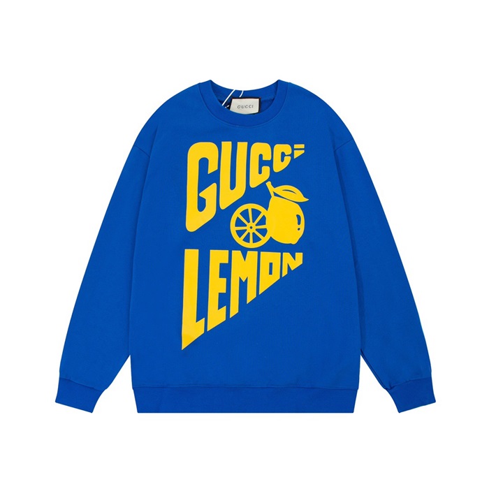 グッチユニセックスカジュアルブルースウェットシャツc05151