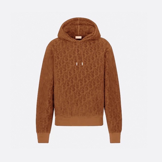 ディオールメンズベーシックブラウンフーディo02135