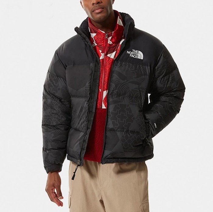 ザノースフェイスメンズブラックパディングr0259