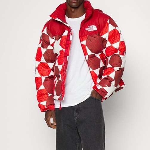 ザノースフェイスメンズレッドパディングr0260