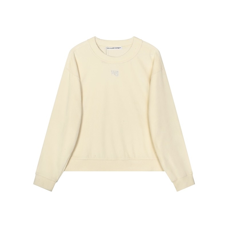 アレクサンダーワンレディースモダンベージュスウェットシャツx0213