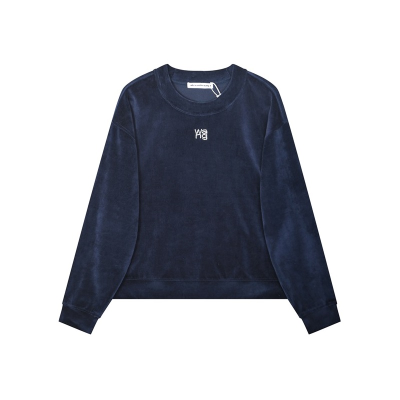 アレクサンダーワンレディースモダンネイビースウェットシャツx0215