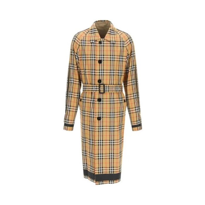 バーバリーメンズベージュ両面コートr4507