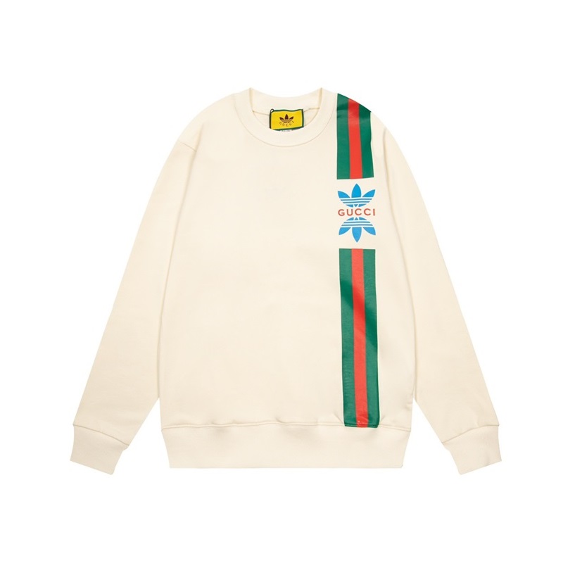 グッチメンズカジュアルアイボリースウェットシャツc05164
