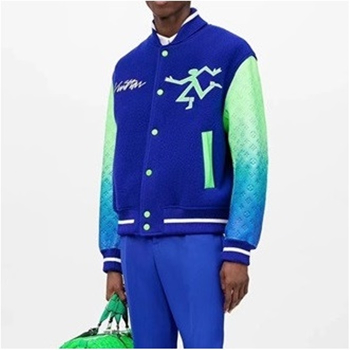 ルイヴィトンメンズカジュアルブルージャケットu5242