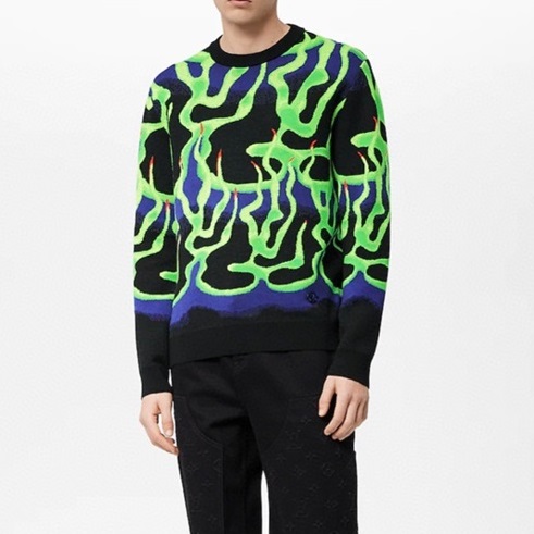 ルイヴィトンメンズモダンブラックニットu05244