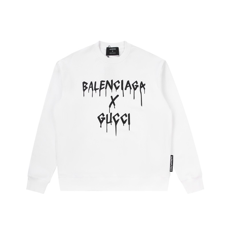 グッチメンズカジュアルホワイトスウェットシャツc05172