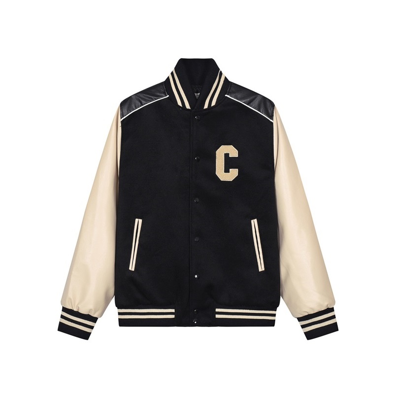 セリーヌユニセックスカジュアルブラックジャケットl0504