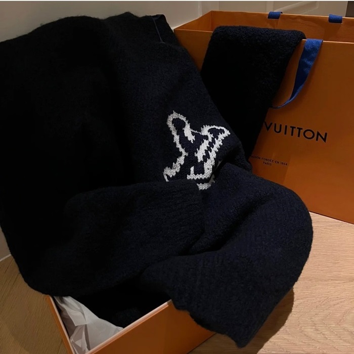 ルイヴィトンメンズモダンブラックニットu05261