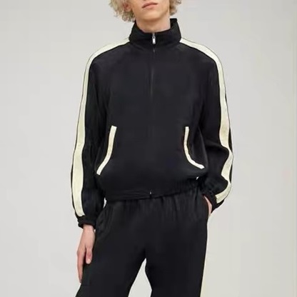 イヴサンローランメンズブラックフードジャケットl0136