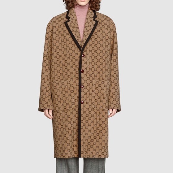 グッチメンズクラシックキャメルコートc05194