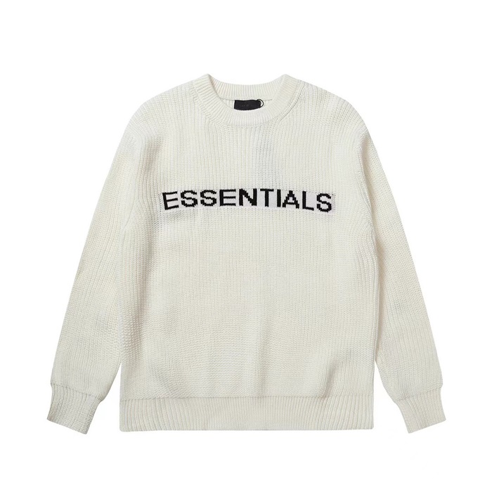 フィアオブゴッドメンズクルーネックアイボリーニットa0430