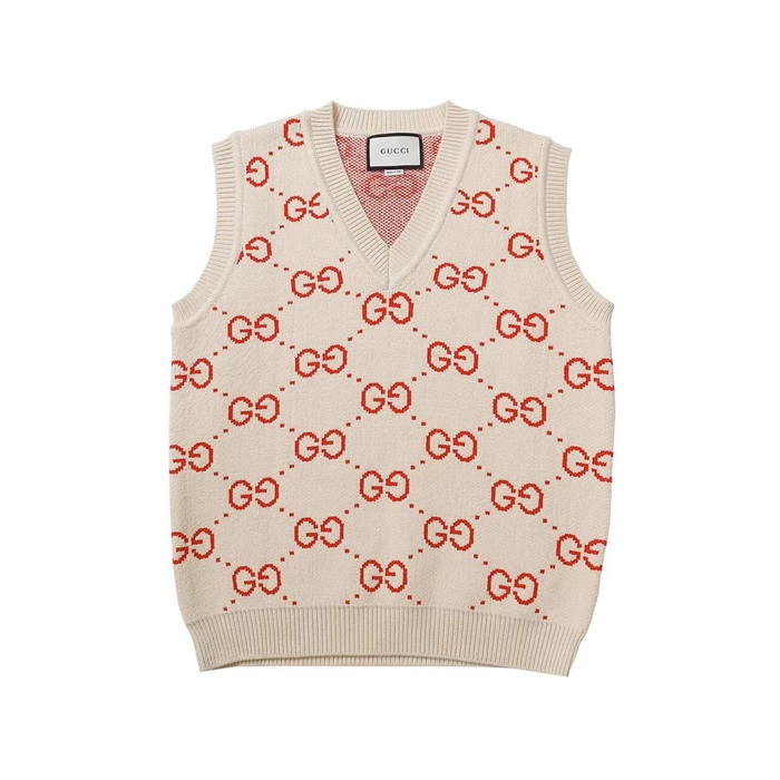 グッチメンズアイボリーベストc05203