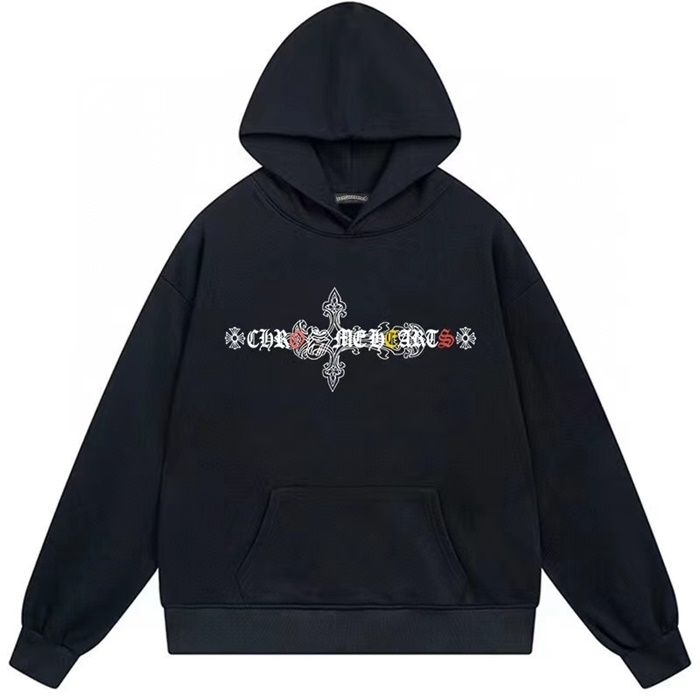 クロムハーツユニセックスグリーンフーディr0463