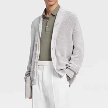 エルメネジルドゼニアメンズミントポロスウェットシャツg0402