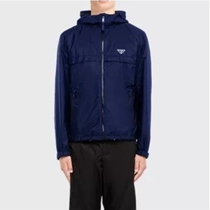 プラダメンズカジュアルネイビージャケットa02836