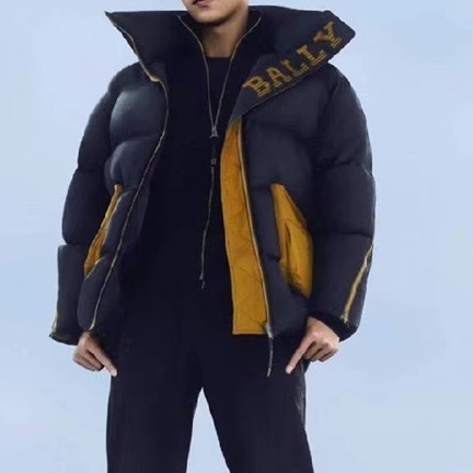 リーメンズカジュアルブラックパディングl147