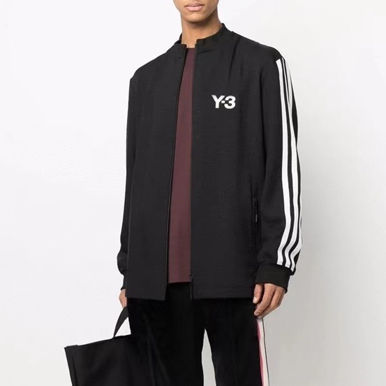ワイ・スリーメンズカジュアルブラックジャケットY3y3/0153