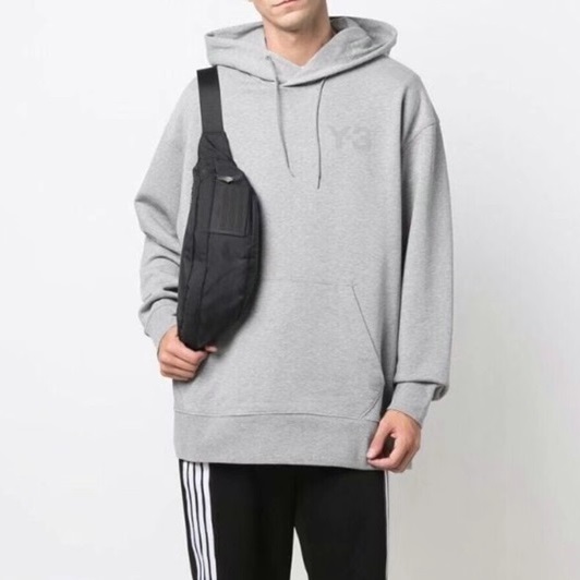 ワイ・スリーメンズカジュアルグレーフーディY3y3/0156