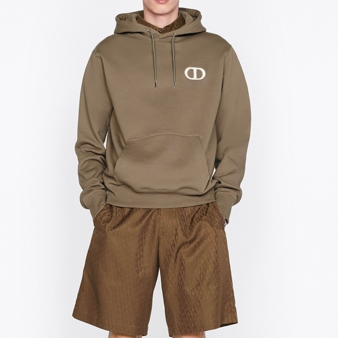 ディオールメンズベーシックキャメルフーディo02154