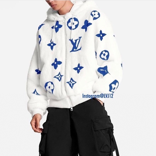 ルイヴィトンメンズカジュアルホワイトジャケットu05305