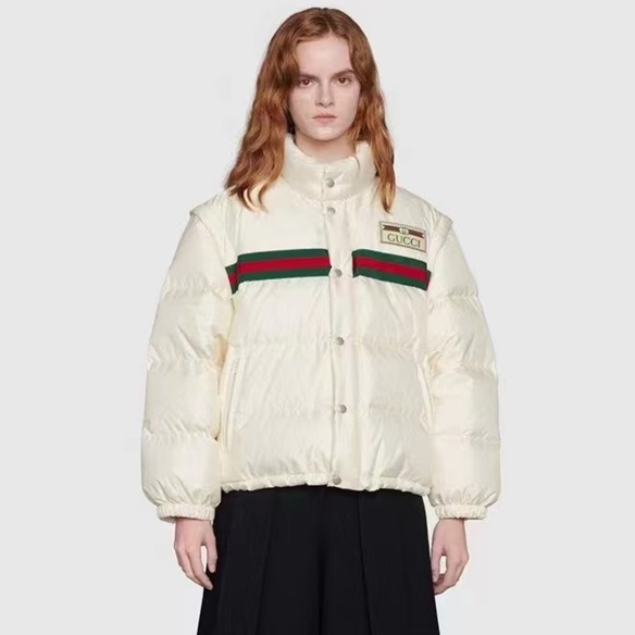 グッチレディースモダンホワイトパディングc05221