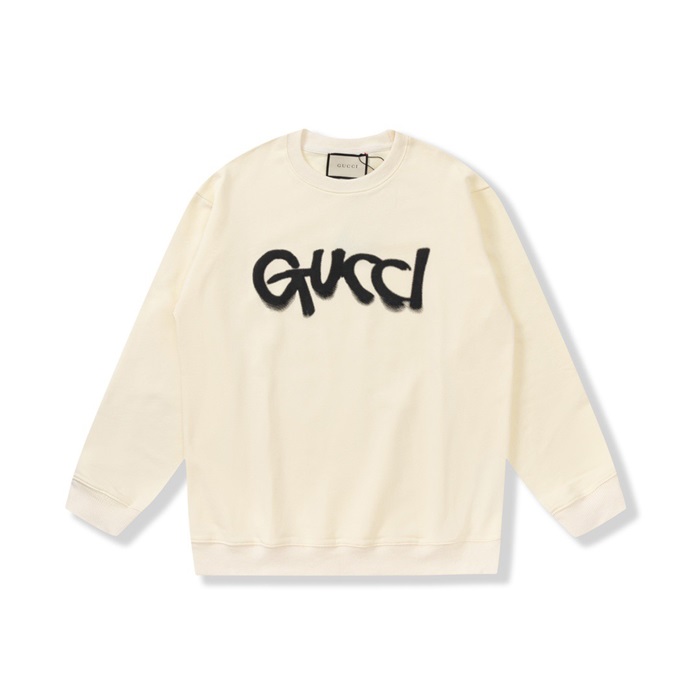 グッチメンズカジュアルアイボリースウェットシャツc05224