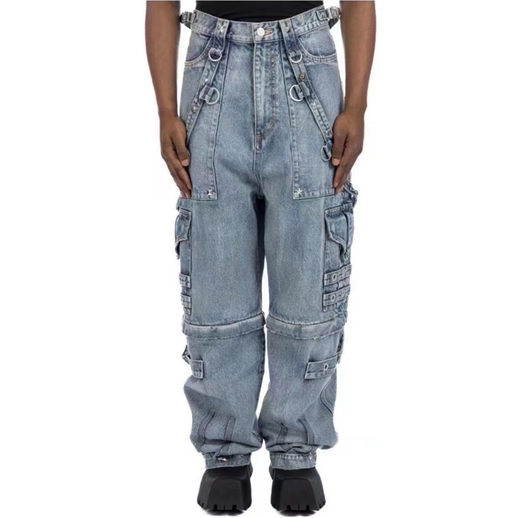 バレンシアガメンズカジュアルブルージーンズl01712