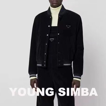 プラダメンズカジュアルネイビージャケットa02841