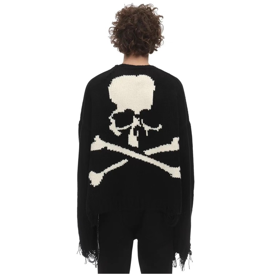 マスターマインドメンズブラックニットs132