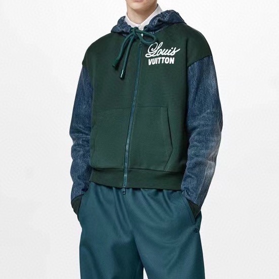 ルイヴィトンメンズカジュアルグリーンジャケットu05313