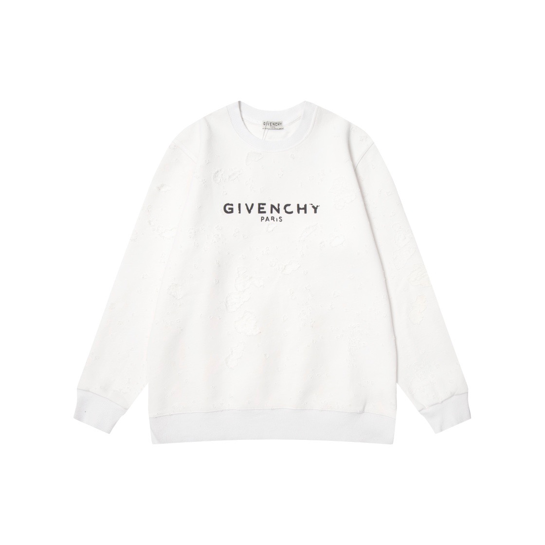 ジバンシィメンズカジュアルホワイトスウェットシャツv0873