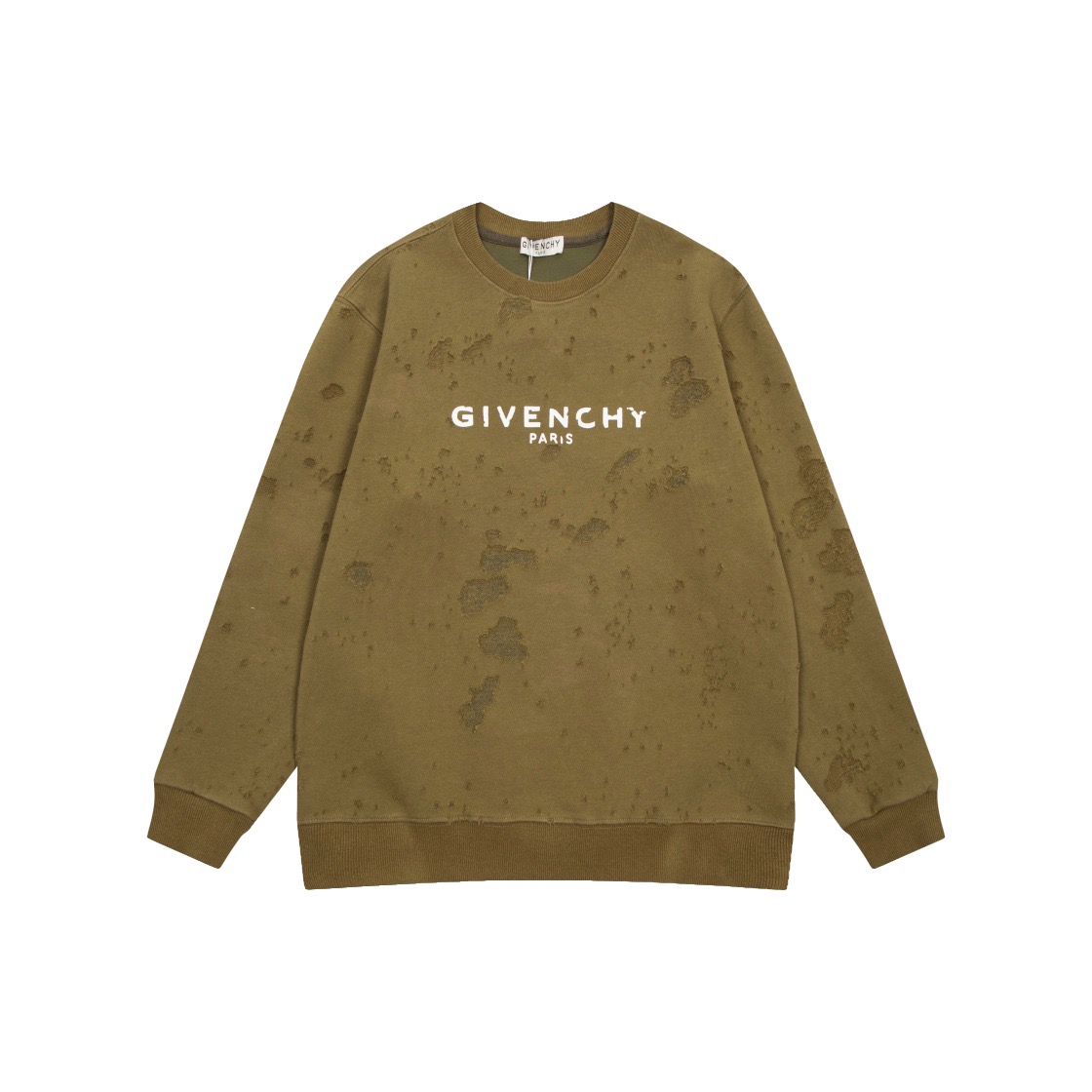 ジバンシィメンズカジュアルカーキスウェットシャツv0875