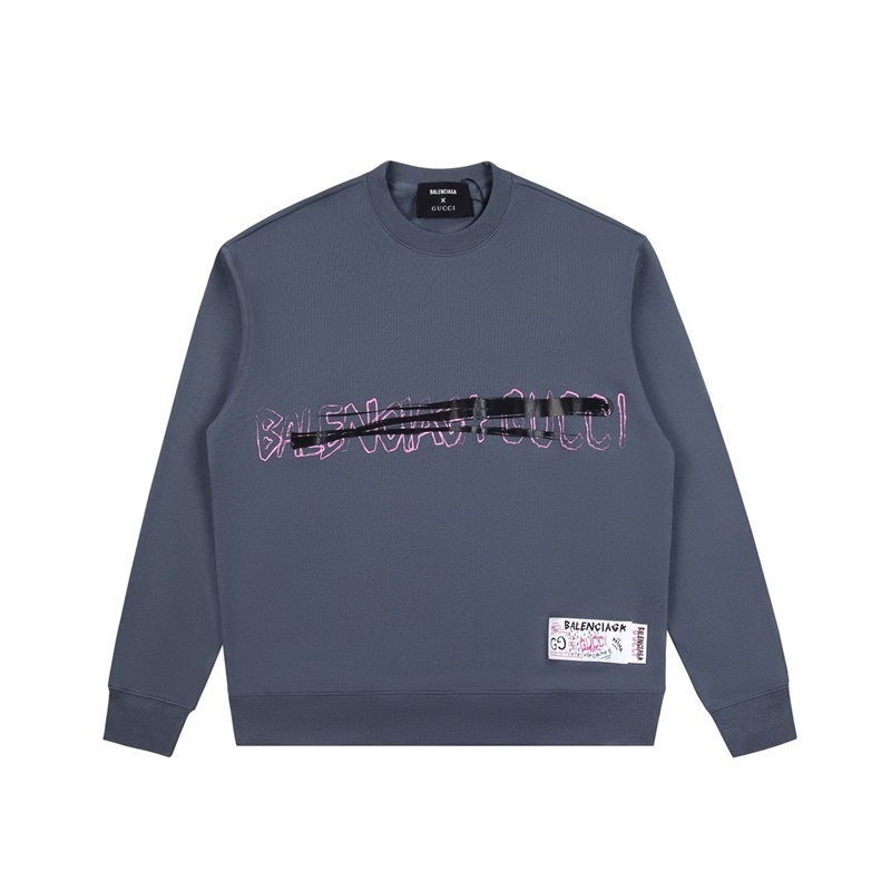 グッチメンズカジュアルネイビースウェットシャツc05262