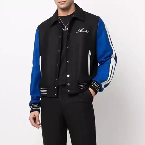 アミリメンズカジュアルブラックジャケットr0377