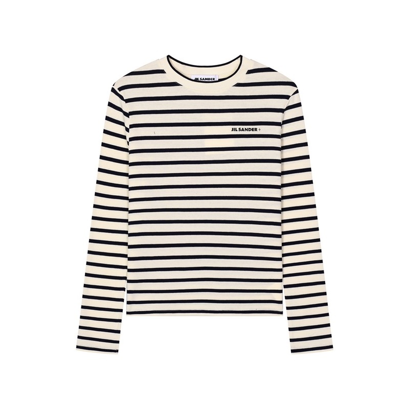 ジルサンダーメンズクラシックホワイトニットl0050