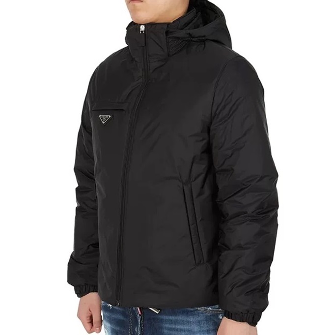 プラダメンズブラックダウンジャケットa02859