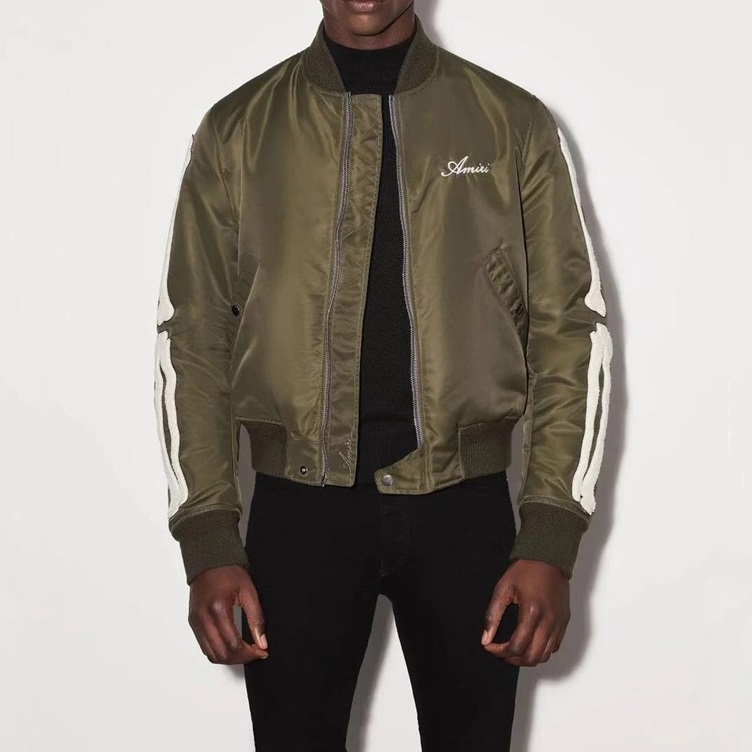 アミリメンズカジュアルカーキジャケットr0380