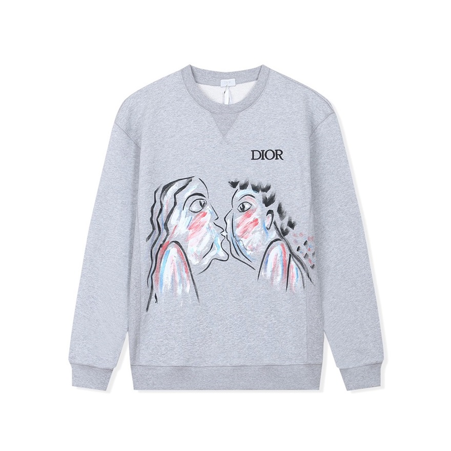 ディオールユニセックスクラシックグレースウェットシャツo02174