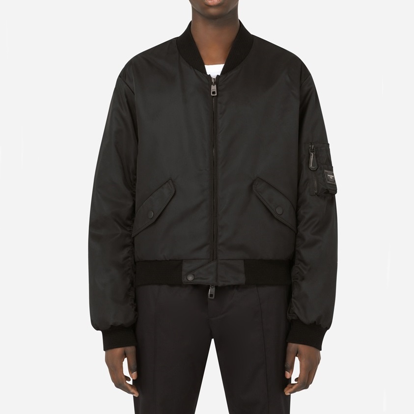 ドルチェ＆ガッバーナメンズブラックカジュアルジャケットl0364