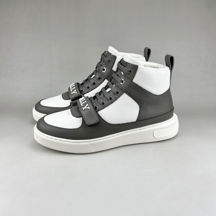 リーメンズグレーハイトップスニーカーl0152