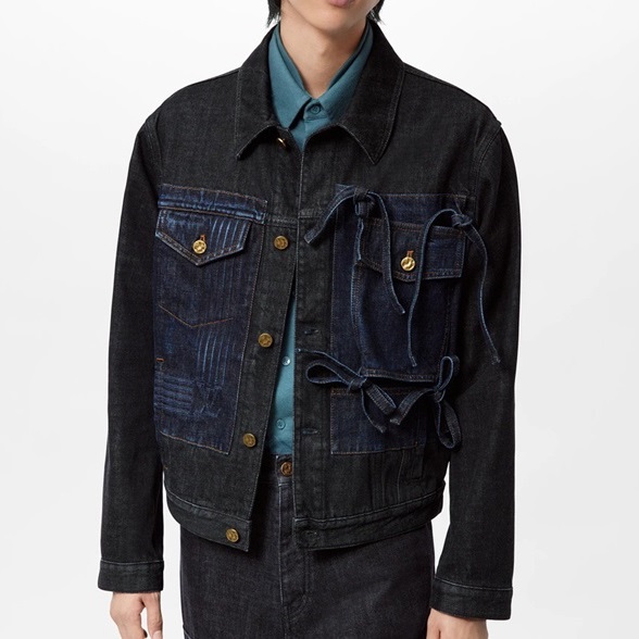 ルイヴィトンメンズブラックジャケットu05345