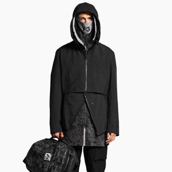 ワイ・スリーメンズカジュアルブラックジャケットY3y3/0157