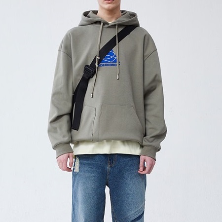 アーダーエラーユニセックスクラシックグレーフーディe0119